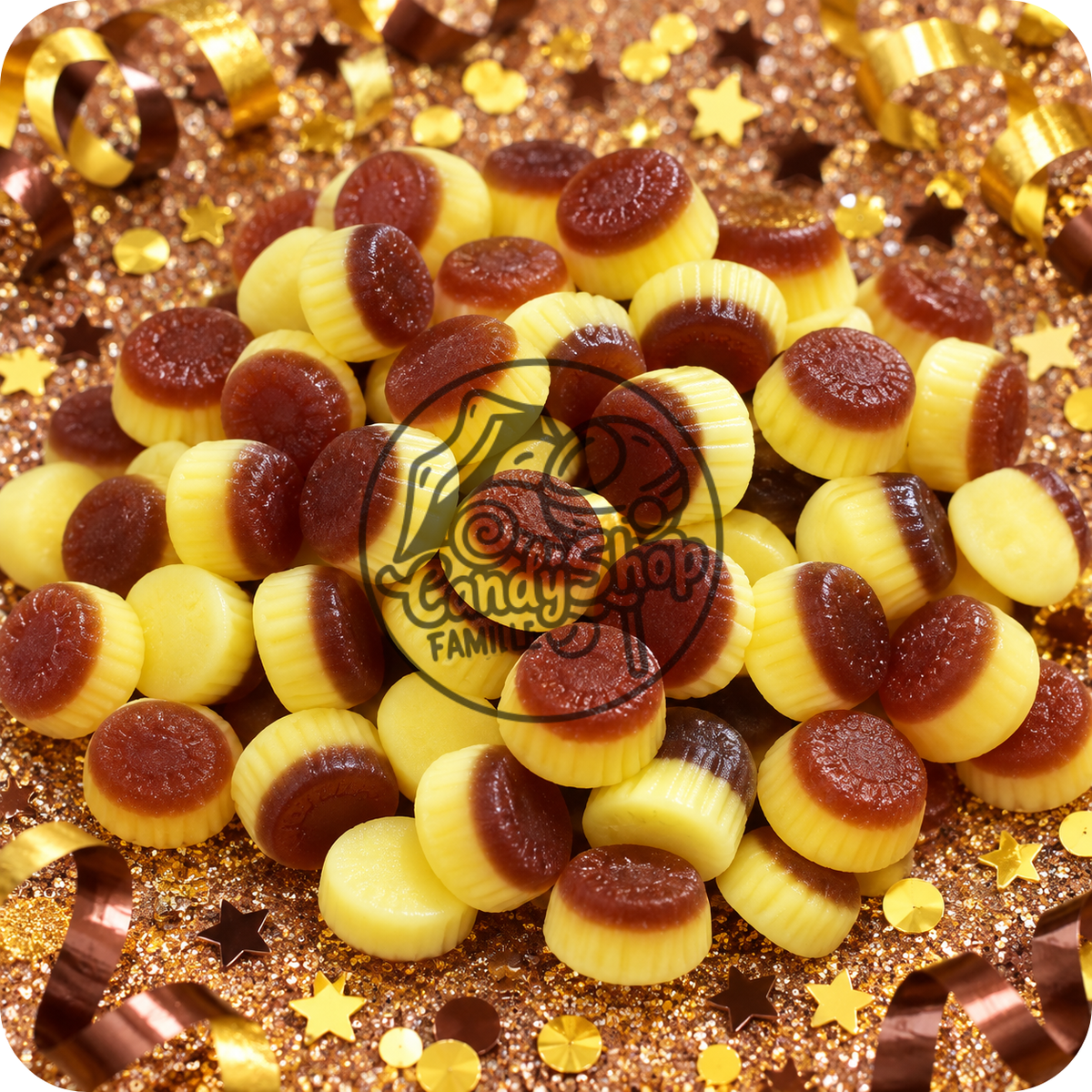 Flanc caramel lisse halal 100g